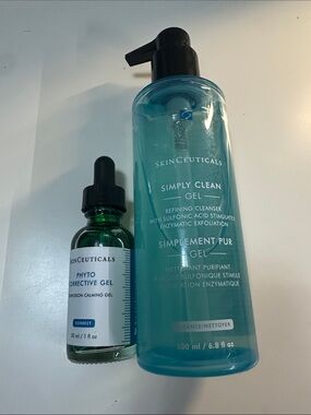 SkinCeuticals Simply Clean Gel – Turquoise Blue Bottle